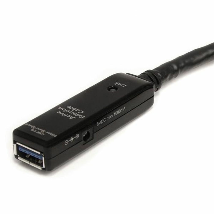 StarTech Cable Extensor Activo USB 3.2 Gen 1 de 10m (Macho a Hembra) - Negro