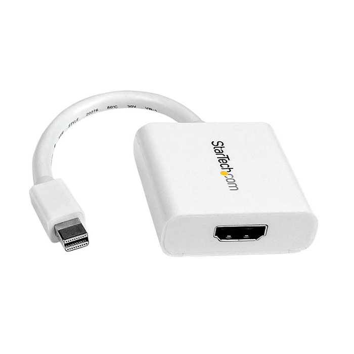 Startech Adaptador Mini-DisplayPort a HDMI MDP2HDW Blanco