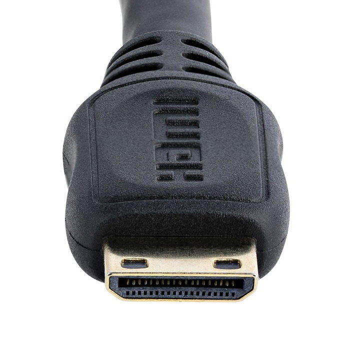 StarTech Adaptador Mini HDMI a HDMI 4K 12,5 cm - Cable para Cámara DSLR, Tablet y Portátil StarTech Adaptador Mini HDMI a HDMI 4K 12,5 cm - Cable para Cámara DSLR, Tablet y Portátil