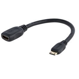 StarTech Adaptador Mini HDMI a HDMI 4K 12,5 cm - Cable para Cámara DSLR, Tablet y Portátil