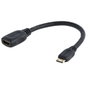 StarTech Adaptador Mini HDMI a HDMI 4K 12,5 cm - Cable para Cámara DSLR, Tablet y Portátil