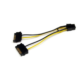 Startechcom Cable Adaptador SATA a PCI Express 6 Pines 15,2 cm 18AWG SATPCIEXADAP