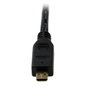 StarTech Cable HDMI 1m Micro HDMI Tipo-D a HDMI Tipo-A 4K UHD HDR HDADMM1M, Compatible con Smartphones, Tablets, Cámaras y Monitores