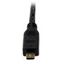 StarTech.com Cable Micro HDMI a HDMI con Ethernet - 0.5m/50cm - Alta Velocidad - 4K 30Hz - HDMI 1.4 - ARC - 3D - Negro