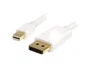 StarTech.com Cable Adaptador Mini DisplayPort a DisplayPort 1.2, 2m, Blanco, 4K UHD