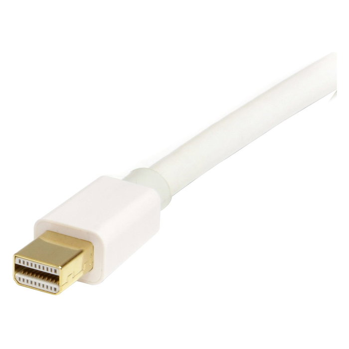 StarTech Cable Adaptador Mini DisplayPort a DisplayPort 1.2 M/M 2m Blanco - Soporta 4K UHD @ 120Hz, 3840x2400 Pixeles