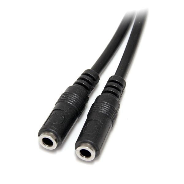 StarTech.com Adaptador Divisor de Audio 3.5mm Macho a 2x Hembra, Cable 20cm, Compatible con PC, Smartphone, Tablet StarTech.com Adaptador Divisor de Audio 3.5mm Macho a 2x Hembra, Cable 20cm, Compatible con PC, Smartphone, Tablet