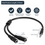 StarTech.com Adaptador Divisor de Auriculares Mini-Jack 3,5mm Macho a 2x Hembra