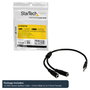 StarTech.com Adaptador Divisor de Auriculares Mini-Jack 3,5mm Macho a 2x Hembra