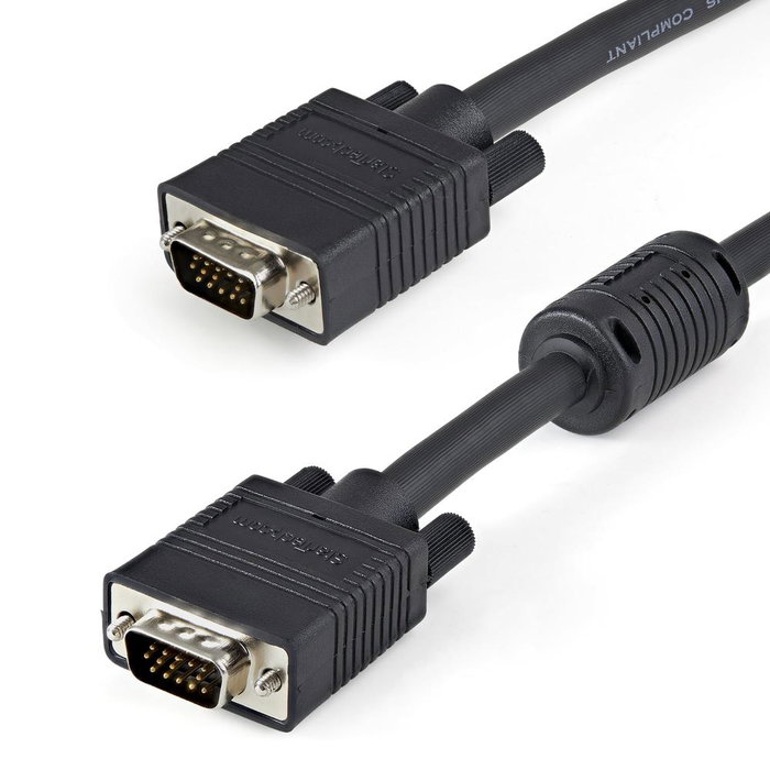 Startech Cable VGA Coaxial Alta Resolución MXTMMHQ3M 3m Macho a Macho Negro Startech Cable VGA Coaxial Alta Resolución MXTMMHQ3M 3m Macho a Macho Negro
