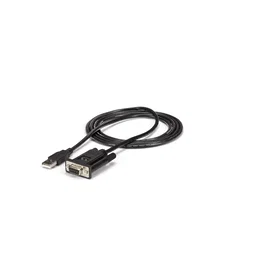 StarTech ICUSB232FTN Cable Adaptador USB a RS232 DB9 Null Modem Negro