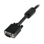 Startech Cable VGA 2m HD15 Macho a Macho Negro para Monitor Ordenador Proyector