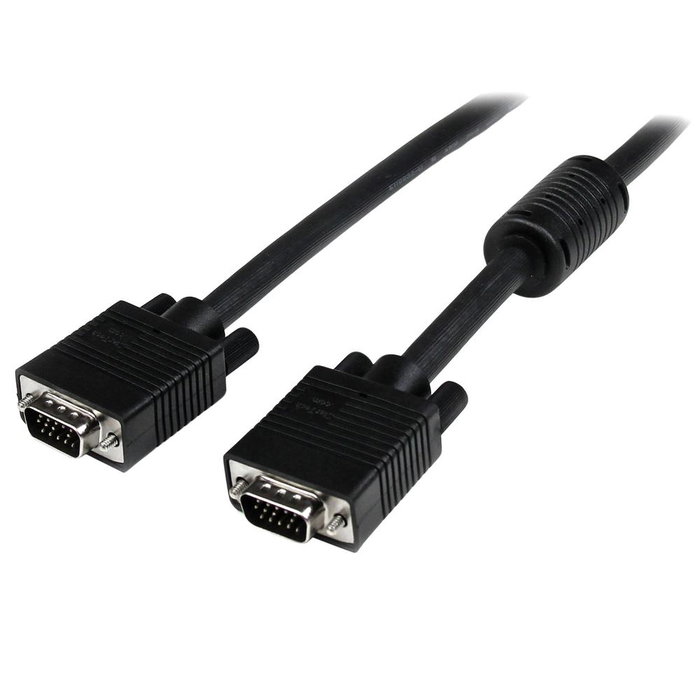 Startech Cable VGA 2m HD15 Macho a Macho Negro para Monitor Ordenador Proyector Startech Cable VGA 2m HD15 Macho a Macho Negro para Monitor Ordenador Proyector