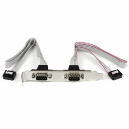 Startech PLATE9M2P16 con 2 puertos serie DB9 y 2 conectores IDC