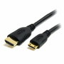 StarTech Cable HDMI a Mini HDMI de alta velocidad con Ethernet de 2m, Negro