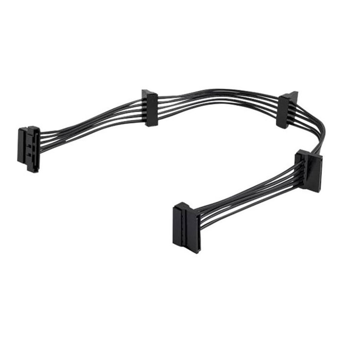 Startech Cable Adaptador Bifurcador de Alimentación SATA - 40 cm, 4 Puertos Hembra, Negro, Calibre 18 AWG, División de 1 a 4 para HDD/SSD Startech Cable Adaptador Bifurcador de Alimentación SATA - 40 cm, 4 Puertos Hembra, Negro, Calibre 18 AWG, División de 1 a 4 para HDD/SSD