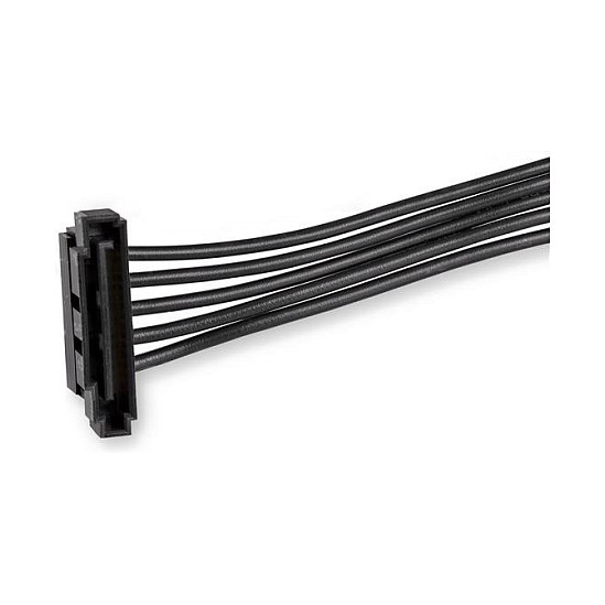 StarTech Cable divisor de alimentación SATA 1 macho a 4 hembra, 40 cm StarTech Cable divisor de alimentación SATA 1 macho a 4 hembra, 40 cm