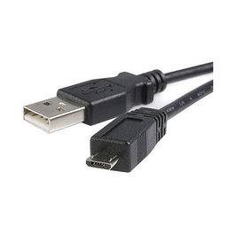 StarTech Cable Micro USB 2.0 A a Micro B 0.5m Negro para carga y datos - Conector macho a macho