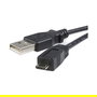 StarTech Cable Micro USB 2.0 A a Micro B 0.5m Negro para carga y datos - Conector macho a macho