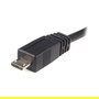 StarTech Cable Micro USB 2.0 A a Micro B 0.5m Negro para carga y datos - Conector macho a macho