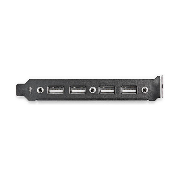 StarTech USBPLATE4 Bracket de 4 puertos USB 2.0 con conexión a placa base