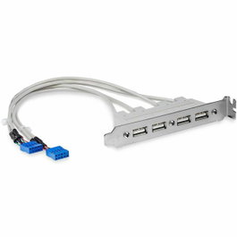 StarTech USBPLATE4 Bracket de 4 puertos USB 2.0 con conexión a placa base