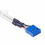 StarTech USBPLATE4 Bracket de 4 puertos USB 2.0 con conexión a placa base