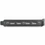StarTech USBPLATE4 Bracket de 4 puertos USB 2.0 con conexión a placa base