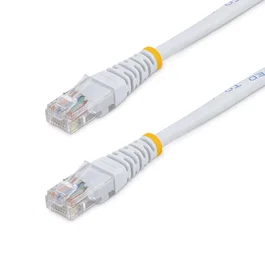 StarTech.com Cable de Red Ethernet 15m UTP Patch Cat5e RJ45 Moldeado Blanco