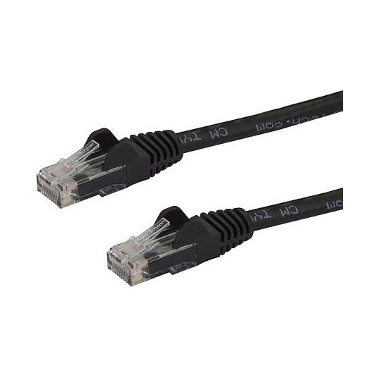 Startech Cable de Red Cat6 U/UTP de 7m Negro RJ-45 Macho