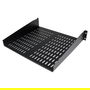 StarTech 2U 16in Universal Vented Rack Mount Cantilever Shelf - Fixed Server Rack Cabinet Shelf - 50lbs / 22kg