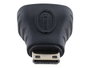 StarTech.com Adaptador Mini HDMI Macho a HDMI Hembra HDACFM Negro