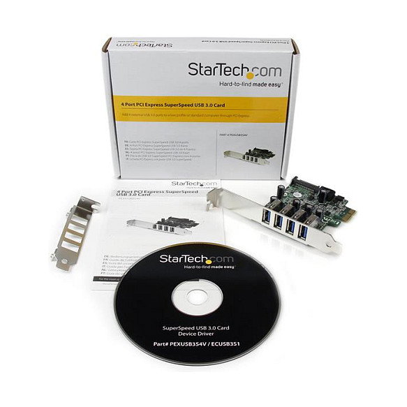 Tarjeta PCI Startech PEXUSB3S4V