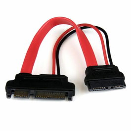 StarTech.com Adaptador Slimline SATA a SATA de 15 cm, Rojo