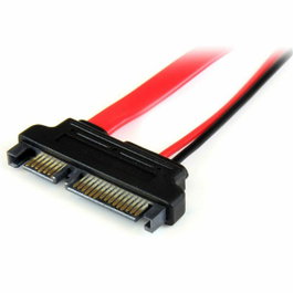 StarTech.com Adaptador de cable SATA Slimline a SATA de 15 cm, Rojo