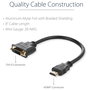 StarTech Adaptador HDMI Macho a DVI-D Hembra 0.20m Negro HDDVIMF8IN