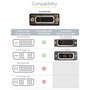 StarTech Adaptador HDMI Macho a DVI-D Hembra 0.20m Negro HDDVIMF8IN