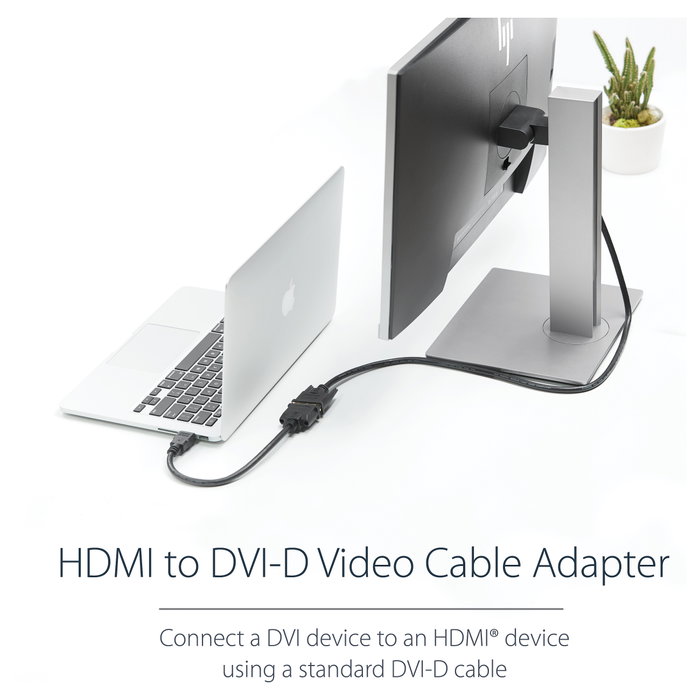 StarTech Adaptador HDMI Macho a DVI-D Hembra 0.20m Negro HDDVIMF8IN StarTech Adaptador HDMI Macho a DVI-D Hembra 0.20m Negro HDDVIMF8IN