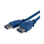 StarTech Cable de Extensión USB 3.2 Gen 1 SuperSpeed de 1 m, Macho a Hembra, Azul