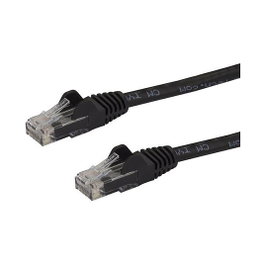 StarTech.com Cable de Red Ethernet Cat6 Gigabit 0.5 m Negro UTP Patch Snagless ETL Verified - 10/100/1000Base-T