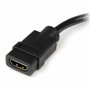 StarTech.com Adaptador de vídeo HDMI a DVI-D, 20 cm, Negro