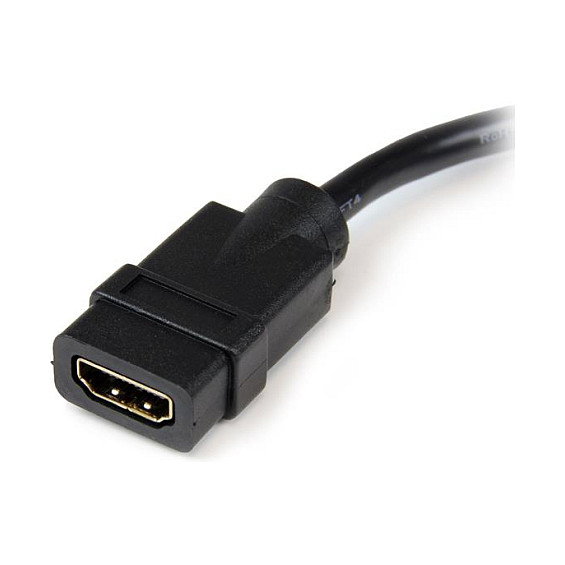StarTech.com Adaptador de vídeo HDMI a DVI-D, 20 cm, Negro