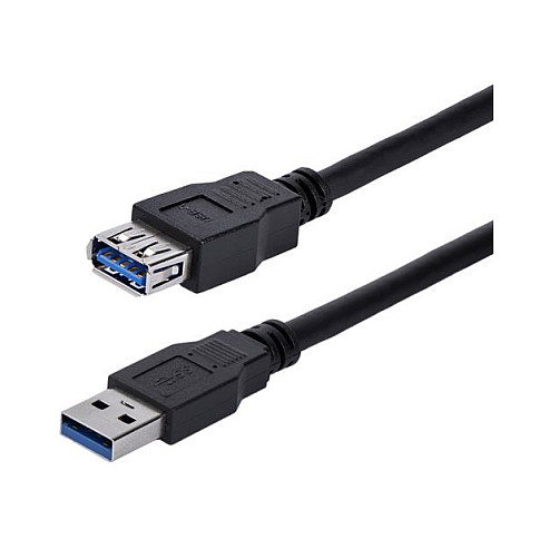 StarTech Cable de Extensión USB 3.2 Gen 1 de 1 m, Negro