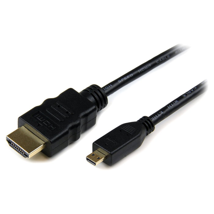 StarTech Cable Micro HDMI a HDMI de 3m con Ethernet, Negro StarTech Cable Micro HDMI a HDMI de 3m con Ethernet, Negro