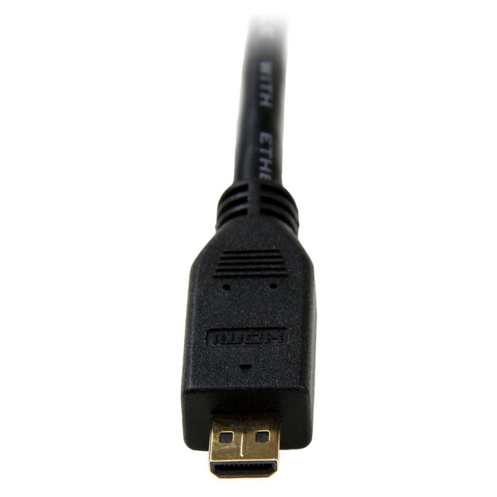 StarTech Cable Micro HDMI a HDMI de 3m con Ethernet, Negro StarTech Cable Micro HDMI a HDMI de 3m con Ethernet, Negro