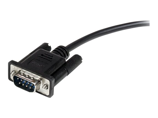 StarTech Cable de Extensión Serie RS232 DB9 Macho a Hembra 1 m / Cable Alargador RS-232 Directo Blindado Negro StarTech Cable de Extensión Serie RS232 DB9 Macho a Hembra 1 m / Cable Alargador RS-232 Directo Blindado Negro