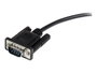 StarTech Cable de Extensión Serie RS232 DB9 Macho a Hembra 1 m / Cable Alargador RS-232 Directo Blindado Negro
