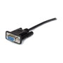 StarTech Cable Serie RS232 DB9 Macho a Hembra 3m Negro Straight Through