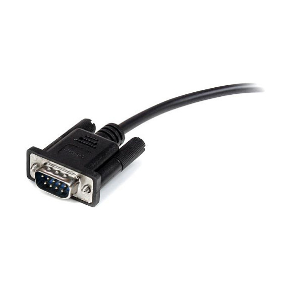 StarTech Cable Serie RS232 DB9 Macho a Hembra 3m Negro Straight Through