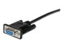StarTech Cable de Extensión Serie RS232 DB9 Macho a Hembra 50 cm - Cable Alargador Blindado 28 AWG para Conexiones Estables